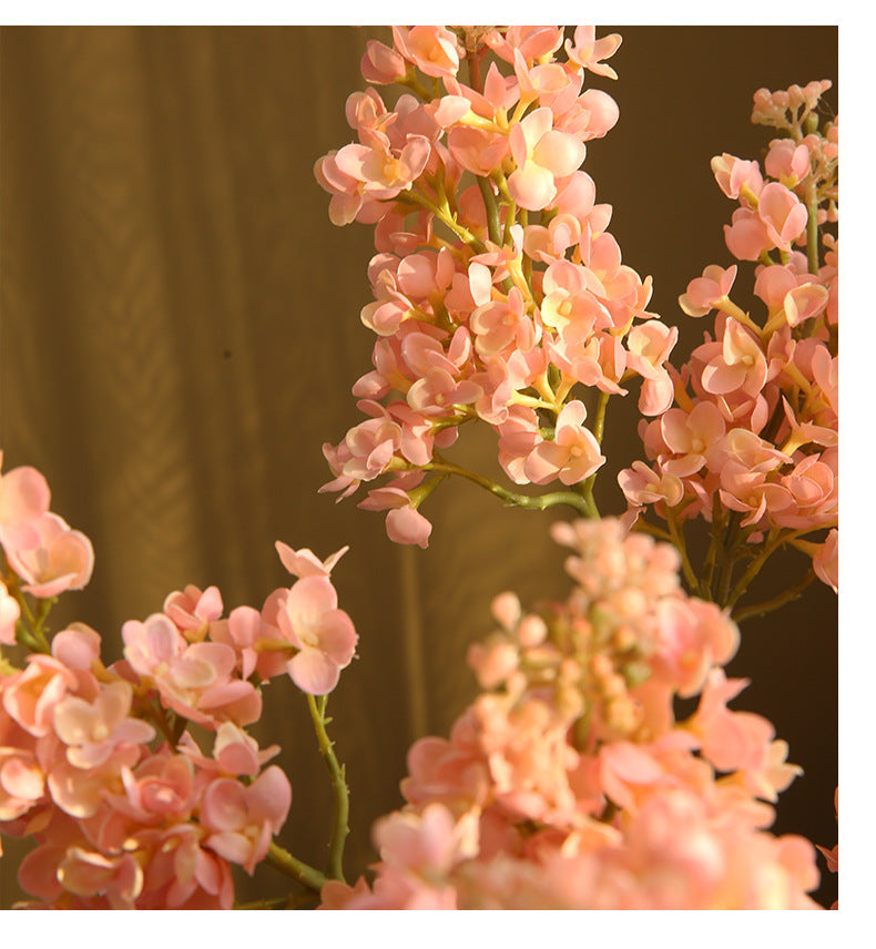 Artificial Flower Realistic Touch Moisturizing Lilac New Style Pastoral Fake Flower