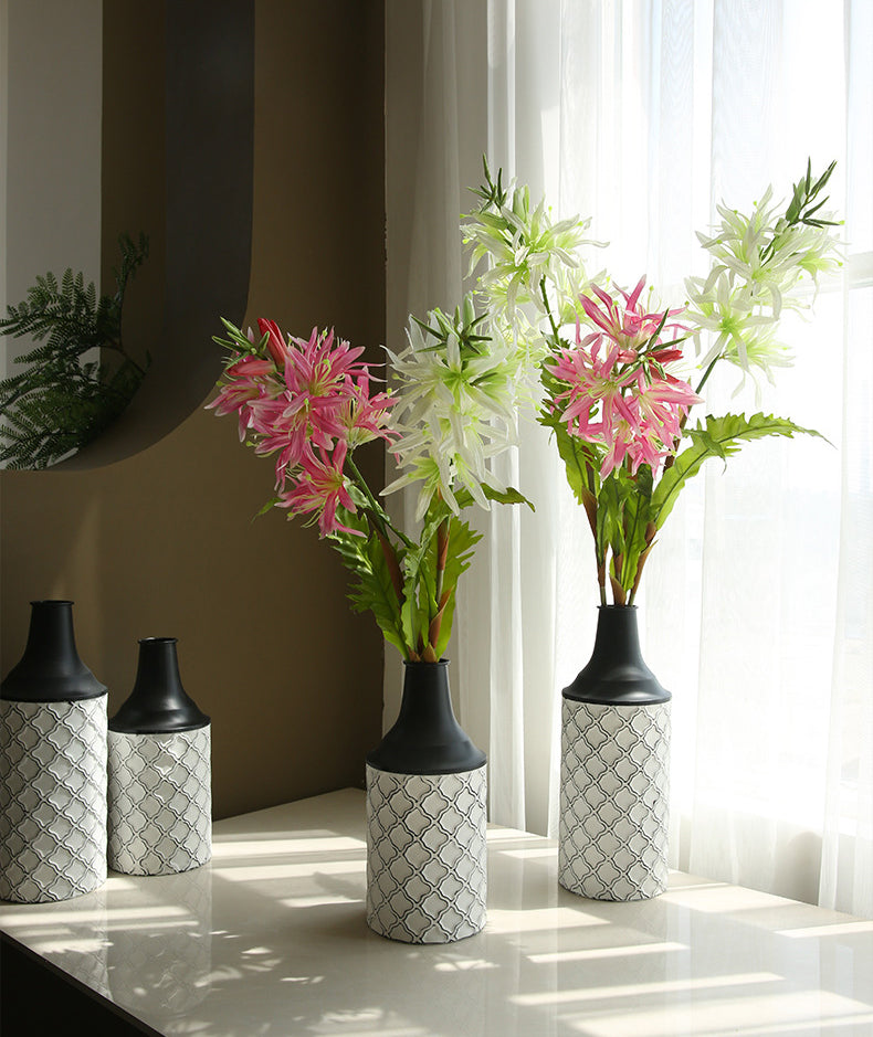 Artificial Flower Single Branch Purple Plum Blossom Indoor Decoration