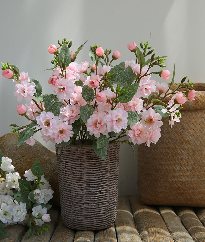 Artificial Flower Camellia Silk Flower Home Dining Table Decoration Flower Arrangement