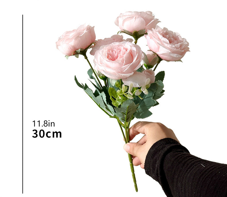 5 Persian Rose Small Bunch 12pcs - 11.8in