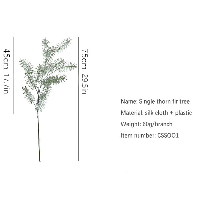 Christmas thorn fir branches 12pcs - 29.5in