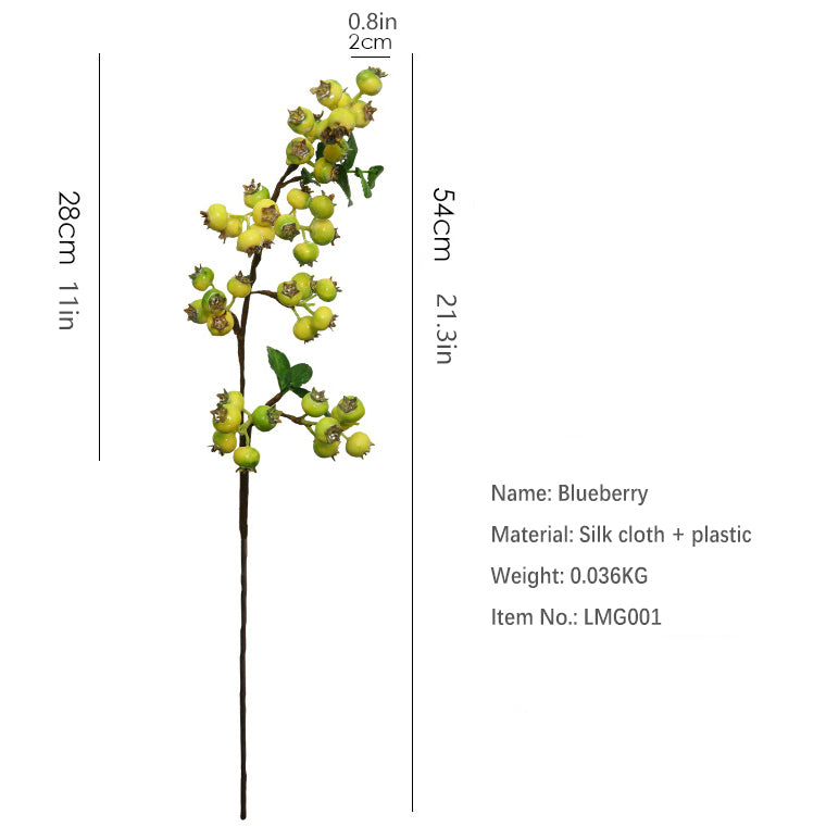 Blueberry Fruit 12pcs - 21.3in