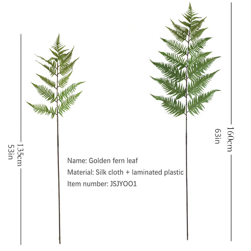 Fern Leaf  Persian Leaf 12pcs - 53in or 63in