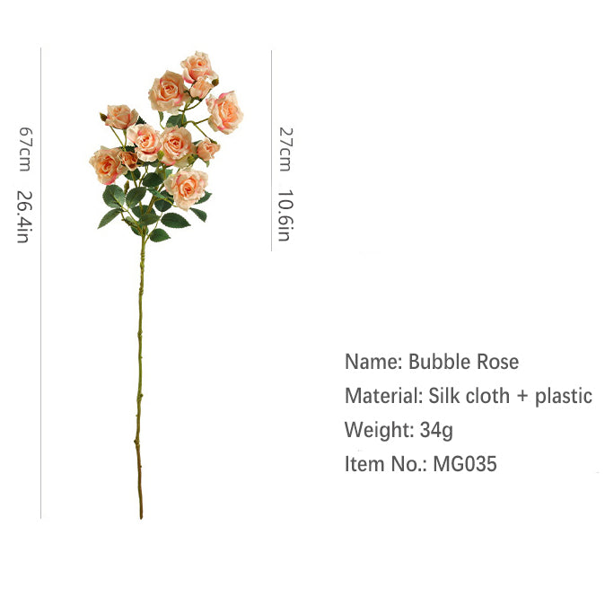 Bubble Rose 12pcs - 26.4in