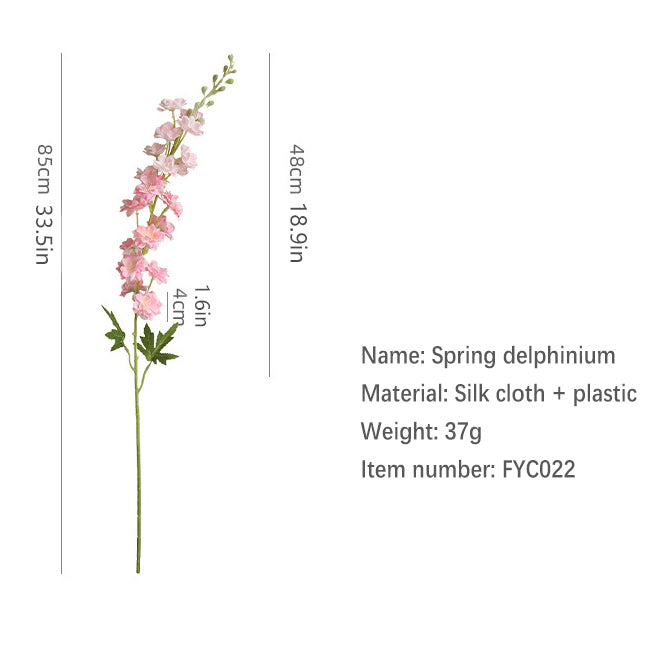 Spring Color Delphinium 12pcs - 33.5in