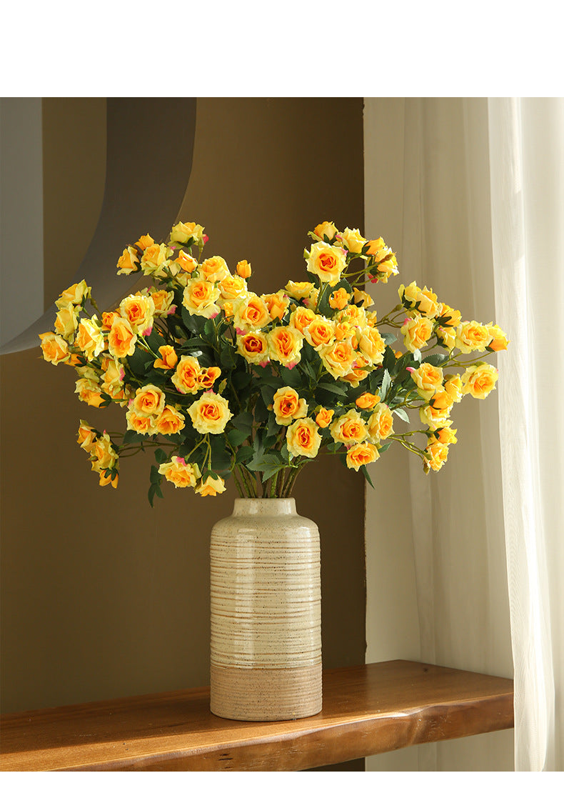 Artificial Rose Flower Arrangement Bouquet Bubble Rose