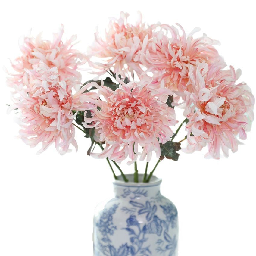 Artificial Chrysanthemum 3D Printed Flower Peony Chrysanthemum Fake Flower