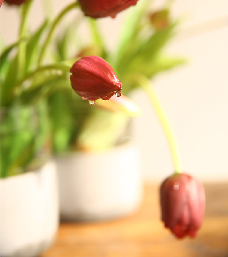 Moisturizing Five-Headed Tulip Bouquet Artificial Flower Decoration Home Decor