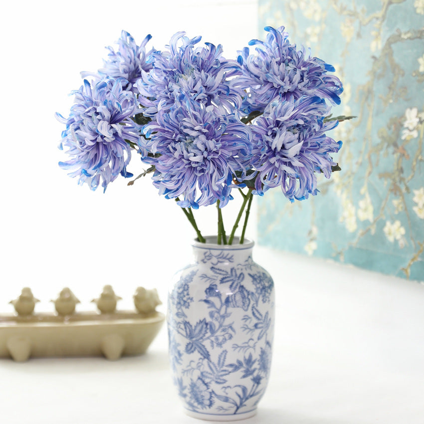 Artificial Chrysanthemum 3D Printed Flower Peony Chrysanthemum Fake Flower