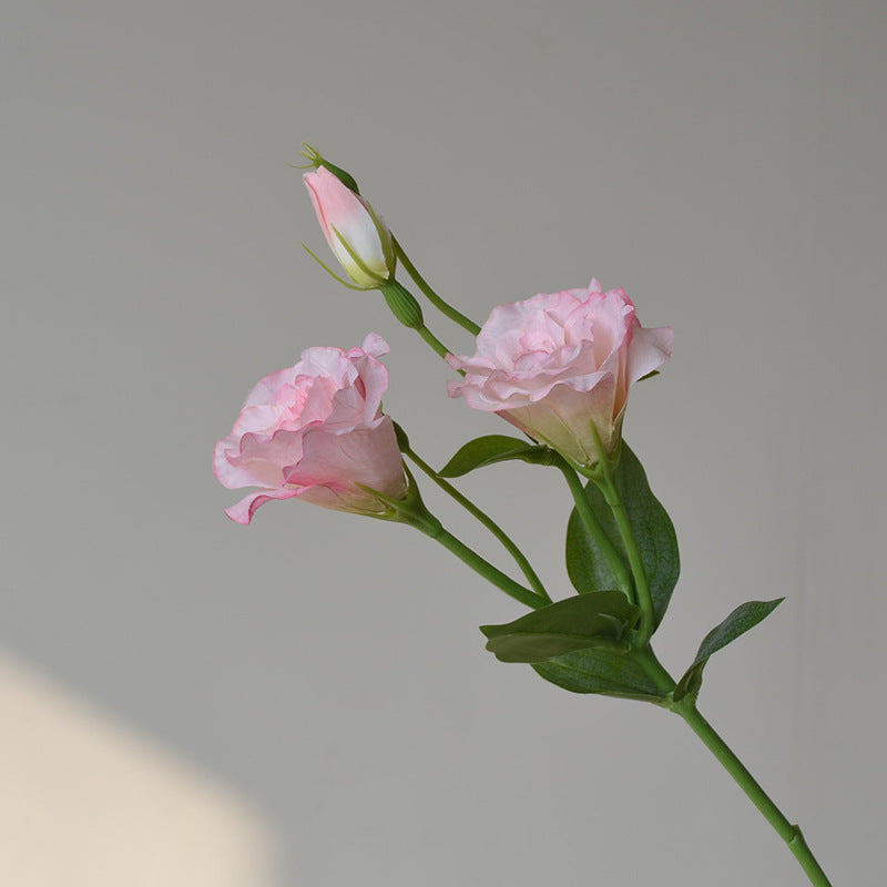 Artificial Flower 3-Headed Lisianthus Bouquet