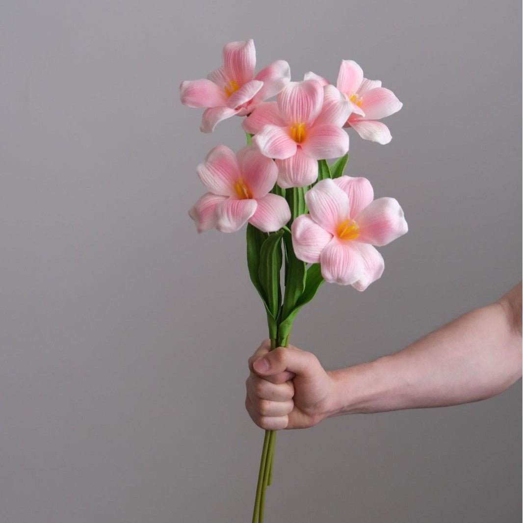 High-Quality PU Feel Brownie Tulip