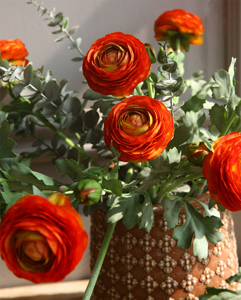 Two-Headed Lotus Peony Artificial Flower Fake Flower Arrangement