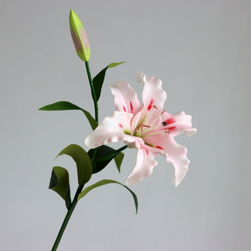 PU natural touch two-Head Lily 12pcs - 26.8in or 21.7in