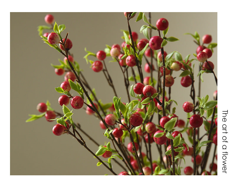 Simulated Single Branch Mini Small Apple Home Decoration Flower Arrangement