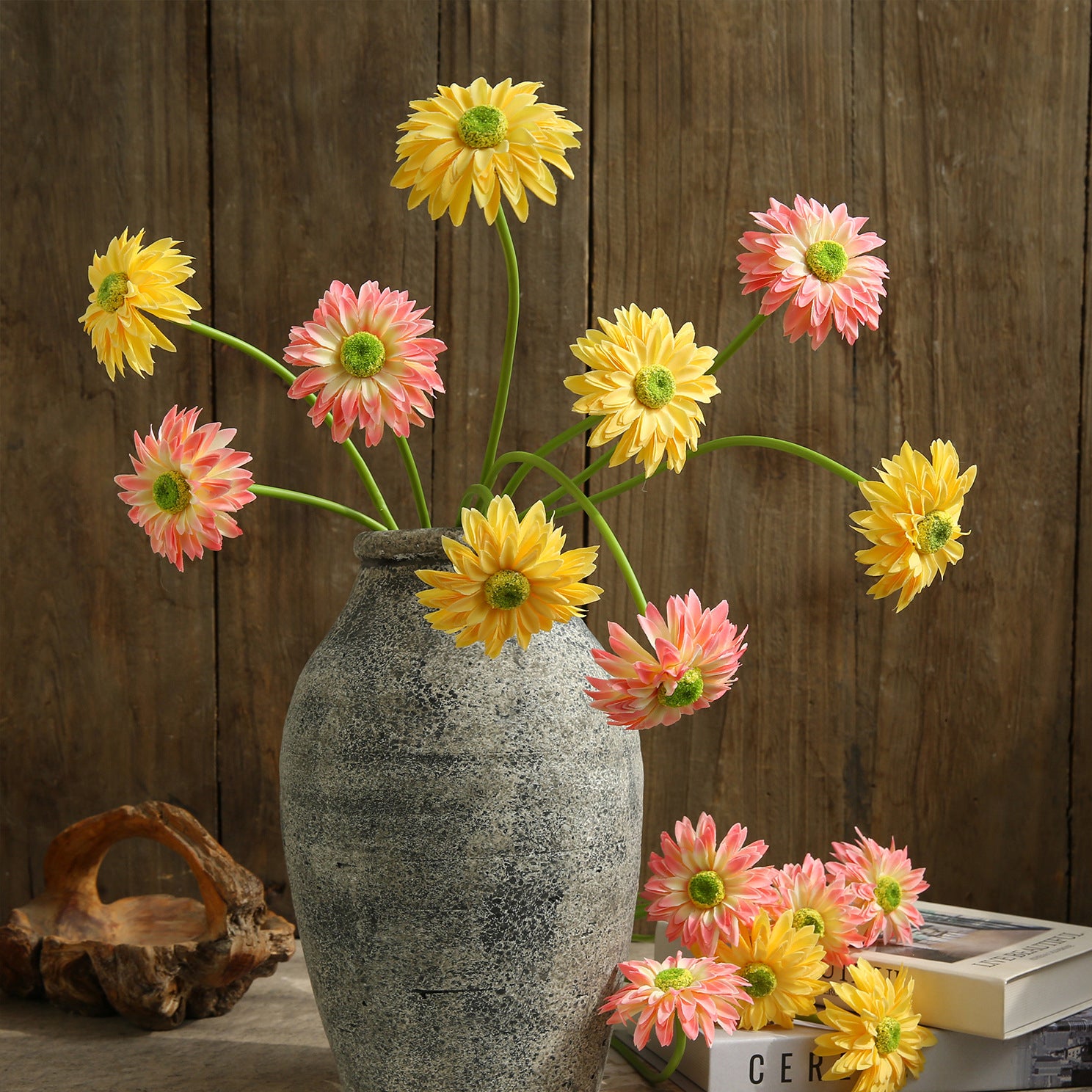 Single Branch Gerbera 12pcs - 16.5in