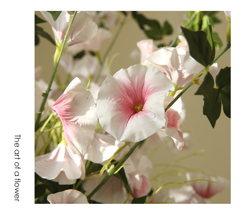 Artificial Flower Realistic Touch Moisturizing Morning Glory
