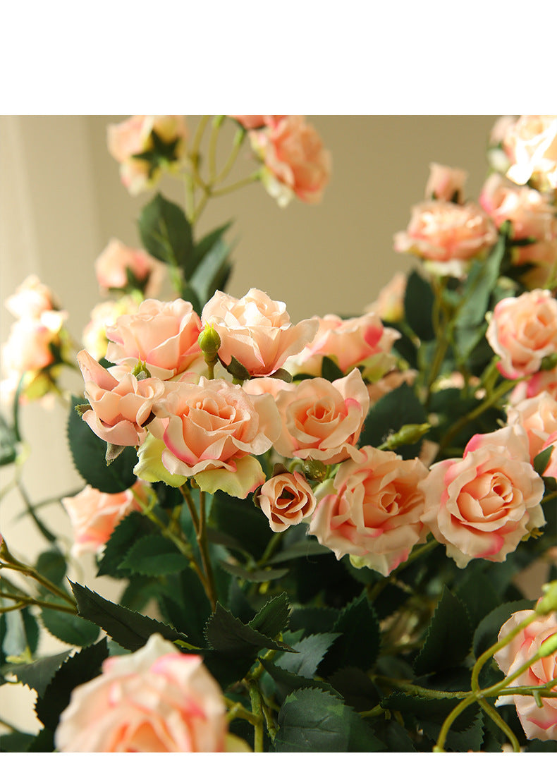 Artificial Rose Flower Arrangement Bouquet Bubble Rose