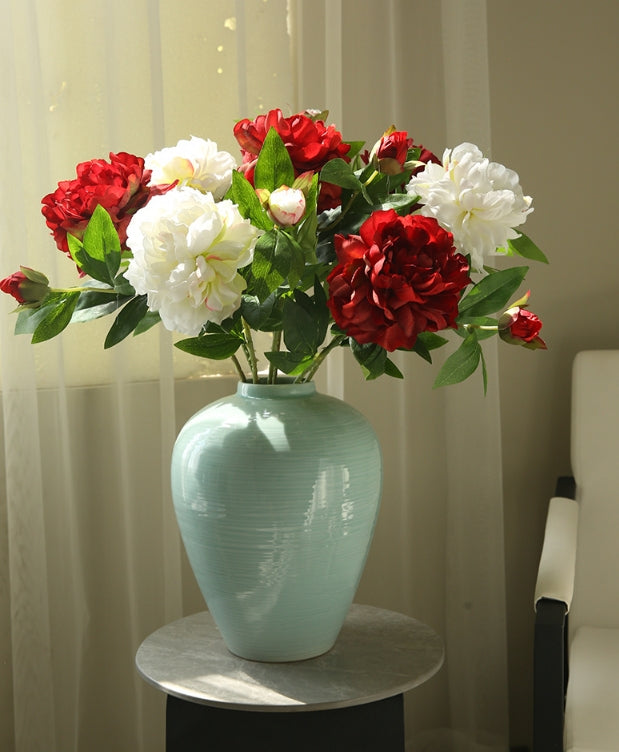 Artificial Flower Two-Headed Peony