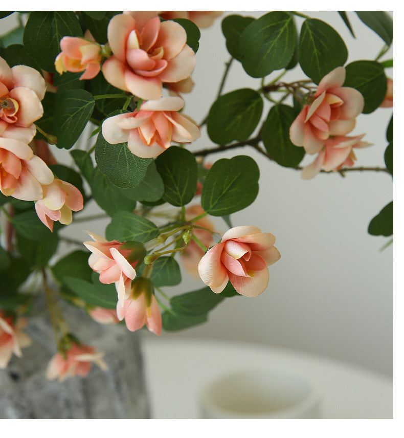 Multi-Head Small Rose Artificial Flower Fake Flower Arrangement