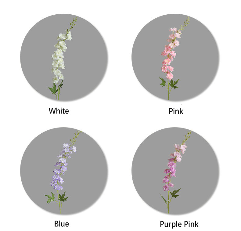New Simulation Spring Color Delphinium Home Decoration Fake Flower
