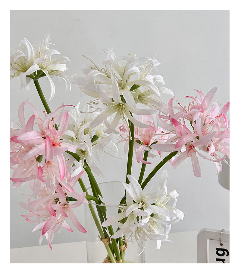 2 Heads of  Begonia Artificial Flowers Manzhushahua Fake Flowers