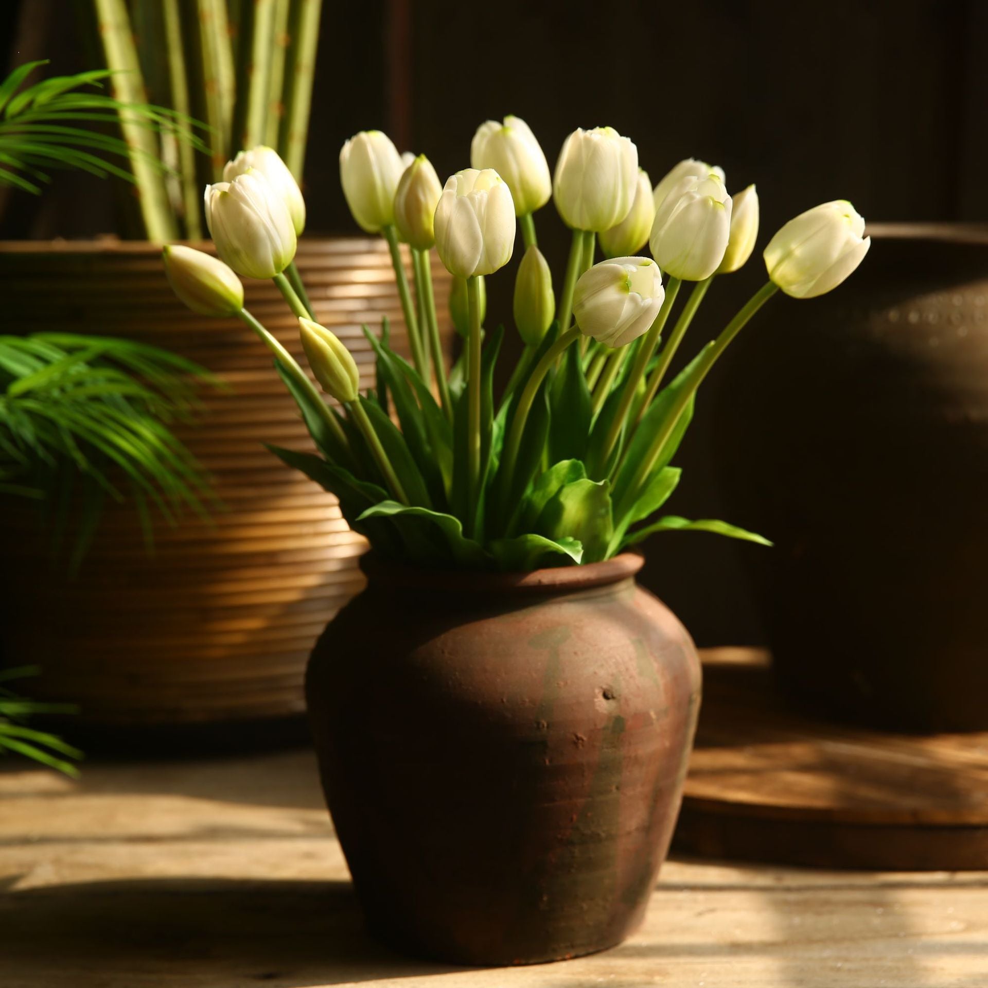 Moisturizing Five-Headed Tulip Bouquet Artificial Flower Decoration Home Decor