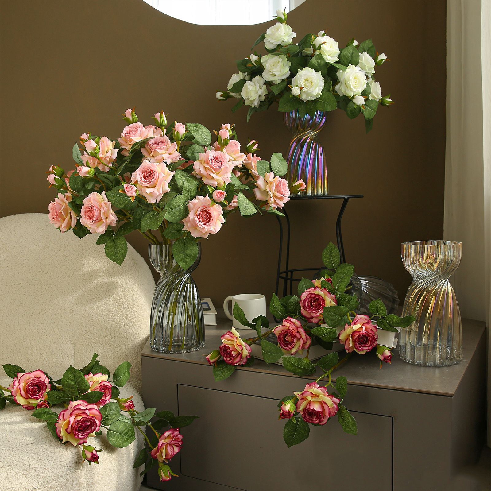 Artificial Flower Fragrant Rose Home Decoration Fake Flower