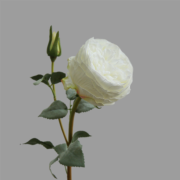Two-Headed Austin Rose Artificial Flower Nordic Romantic Decoration