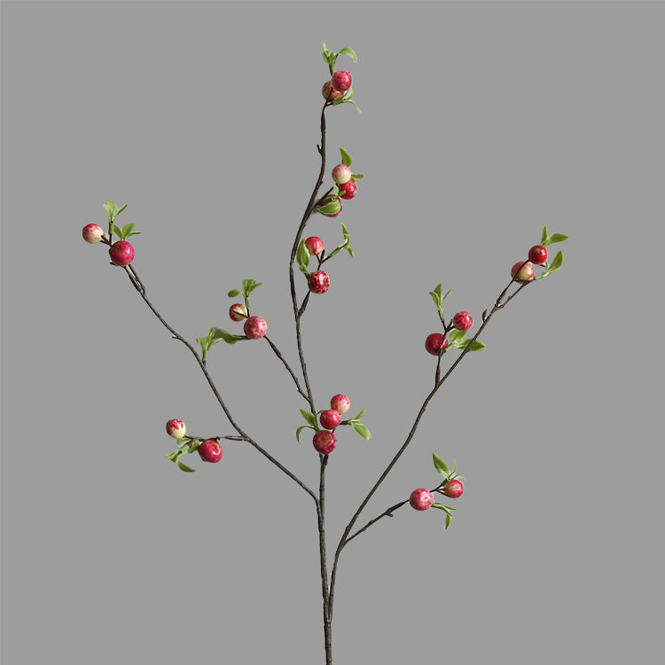Simulated Single Branch Mini Small Apple Home Decoration Flower Arrangement