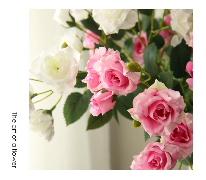 Artificial Rose Flower Arrangement Bouquet Bubble Rose