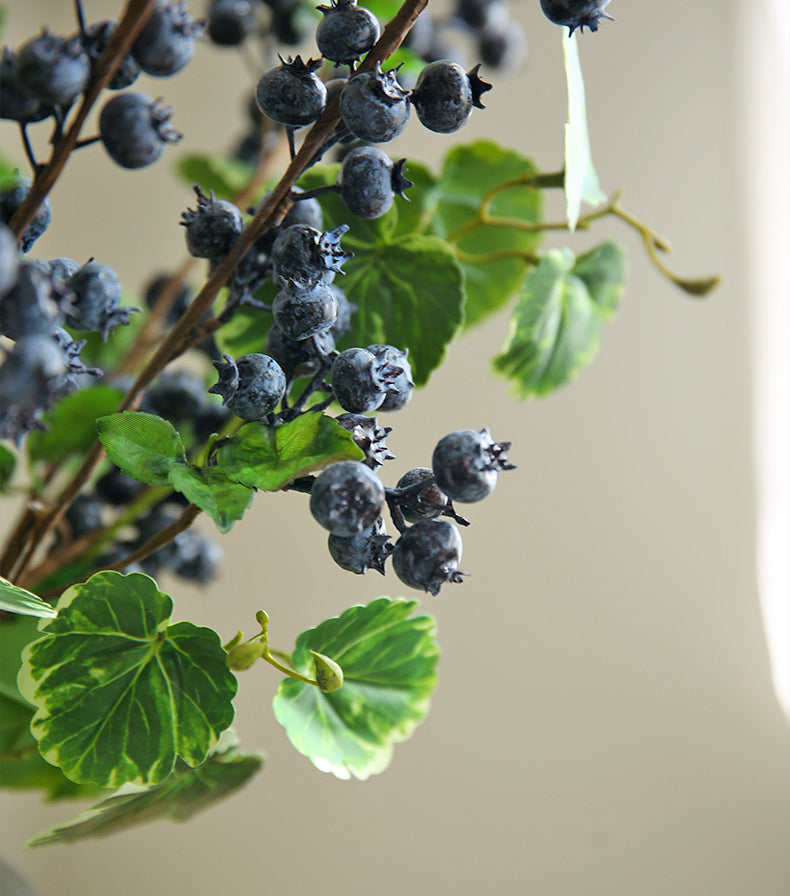 Artificial Blueberry Fruit  Room Decoration Photography Props Artificial Flower