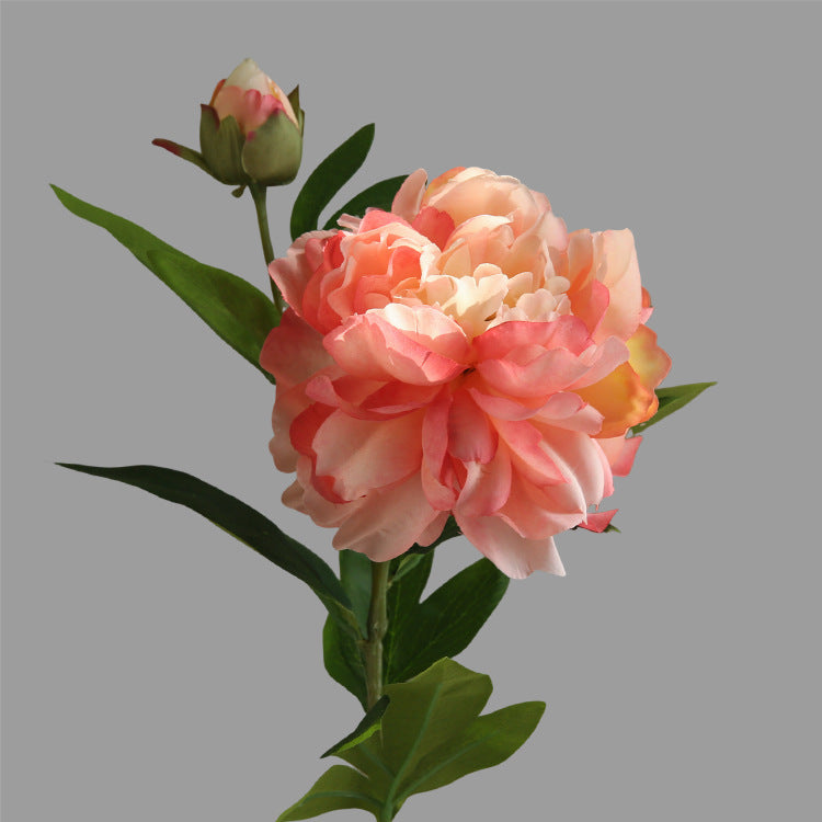 Artificial Flower Two-Headed Peony