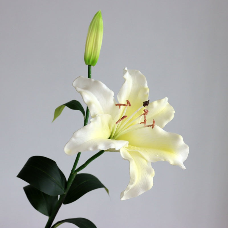 PU natural touch two-Head Lily 12pcs - 26.8in or 21.7in