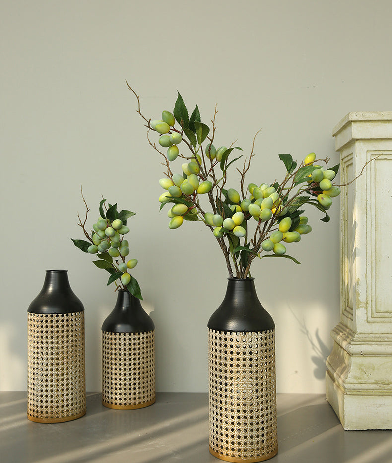 Artificial Flower Olive Fruit
