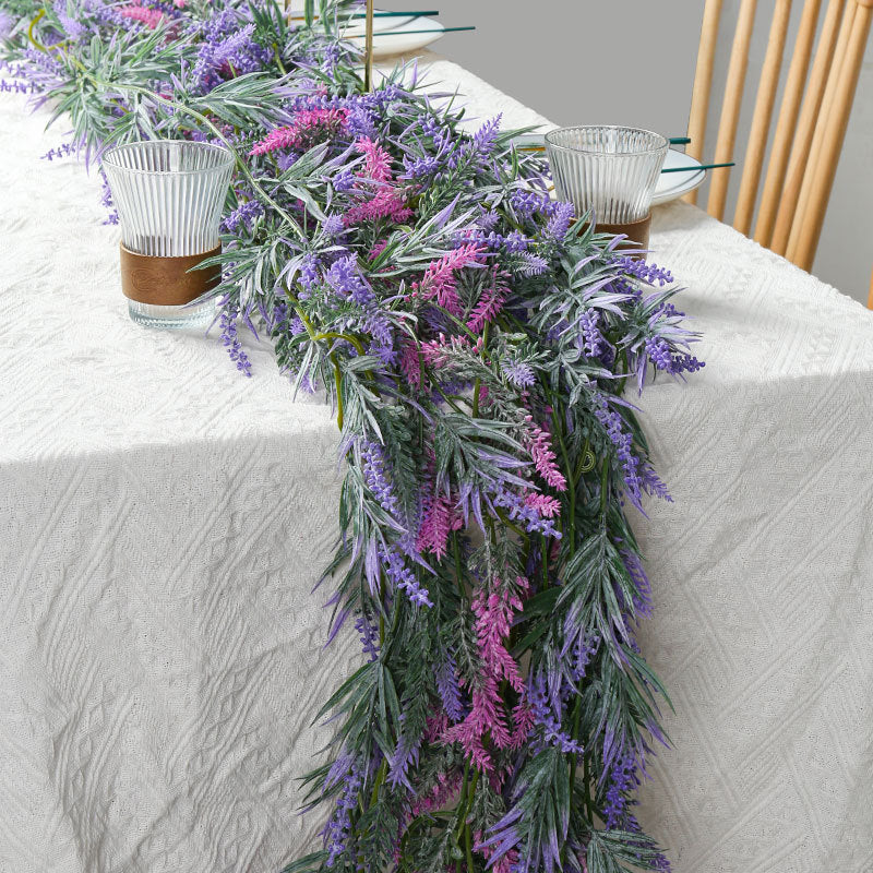 Christmas Artificial Lavender Vine 2pcs - 68.9inch