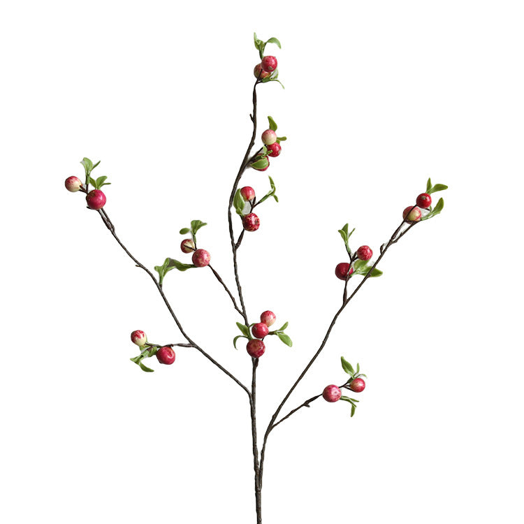 Simulated Single Branch Mini Small Apple Home Decoration Flower Arrangement