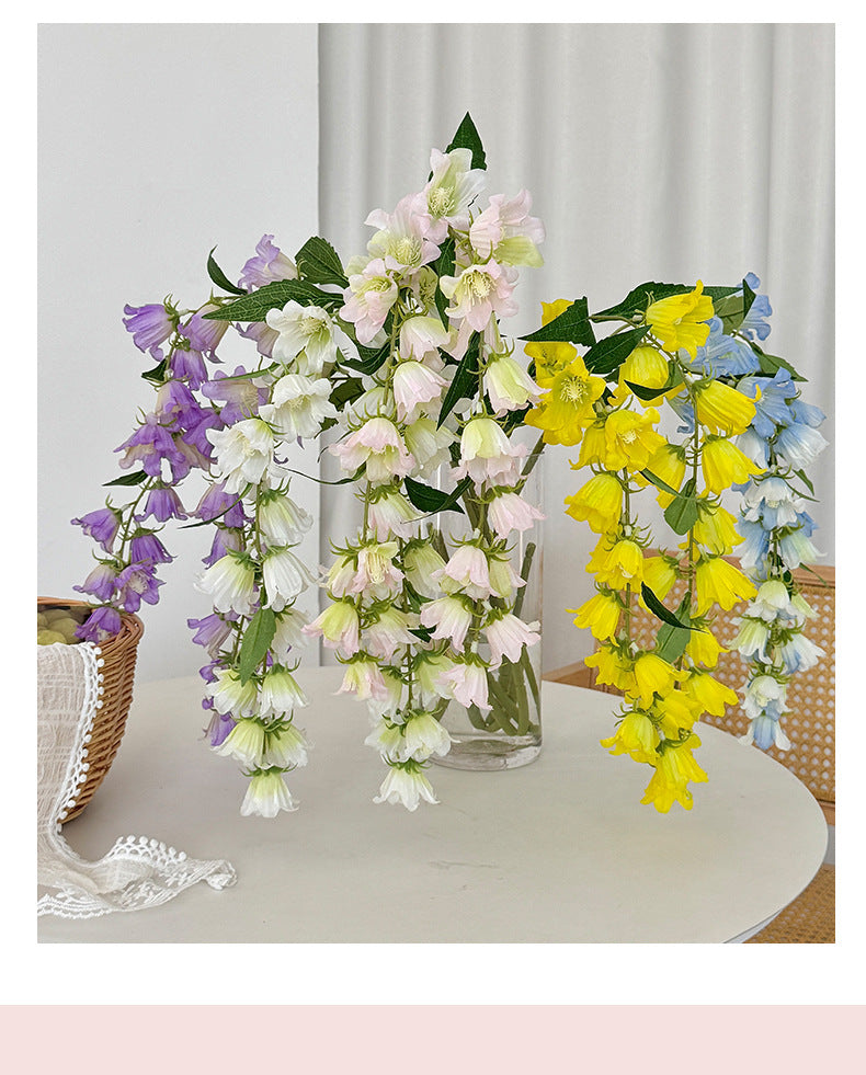 Hanging Wind Chime Artificial Lily of the Valley Green Plant