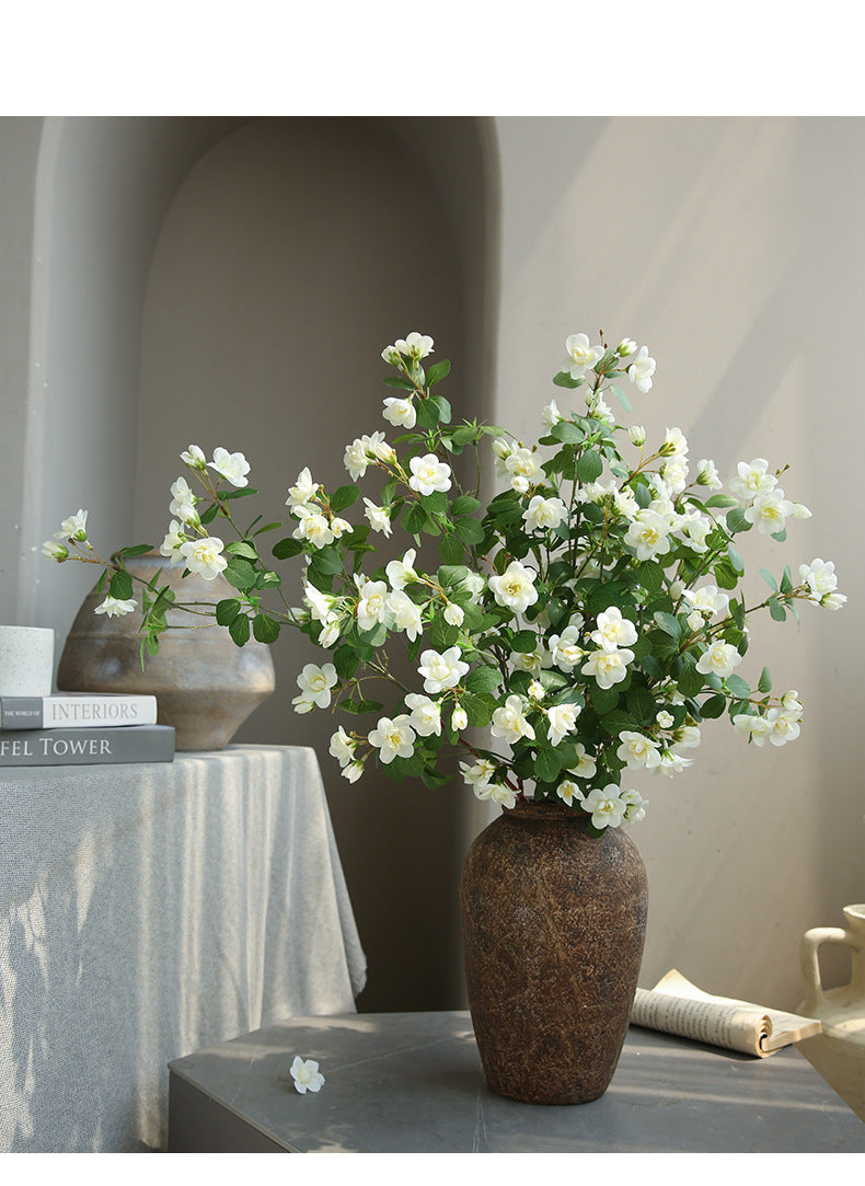 Multi-Head Small Rose Artificial Flower Fake Flower Arrangement