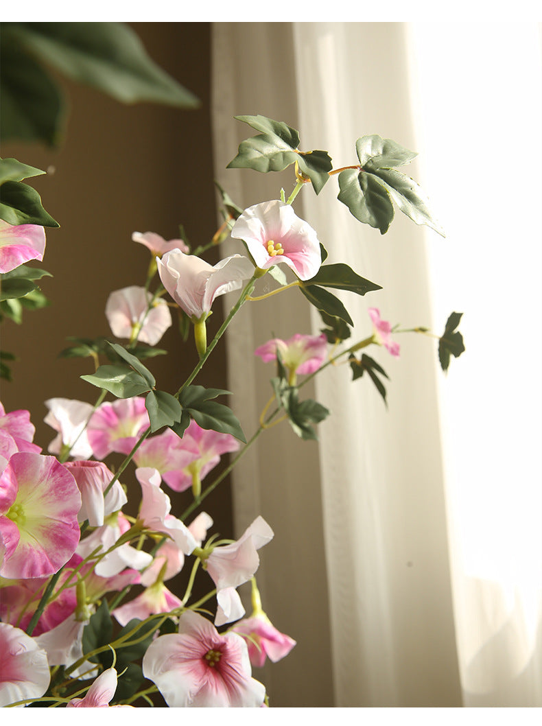 Artificial Flower Realistic Touch Moisturizing Morning Glory