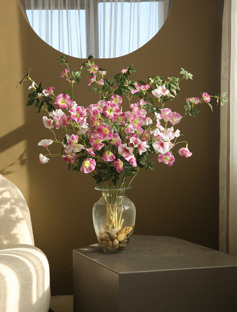 Artificial Flower Realistic Touch Moisturizing Morning Glory