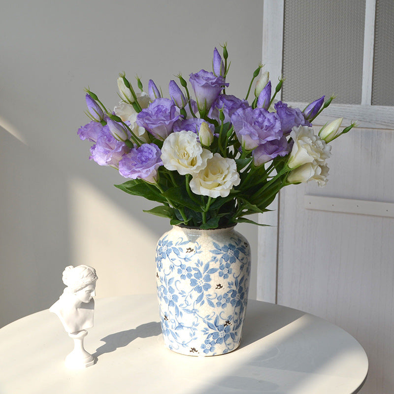 Artificial Flower 3-Headed Lisianthus Bouquet