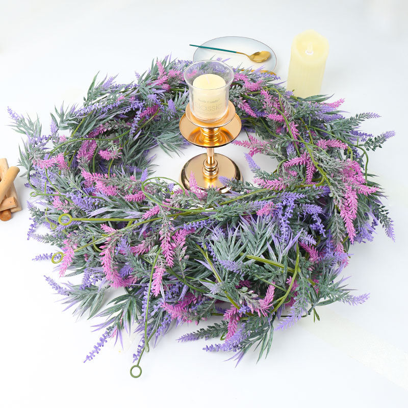 Christmas Artificial Lavender Vine 2pcs - 68.9inch