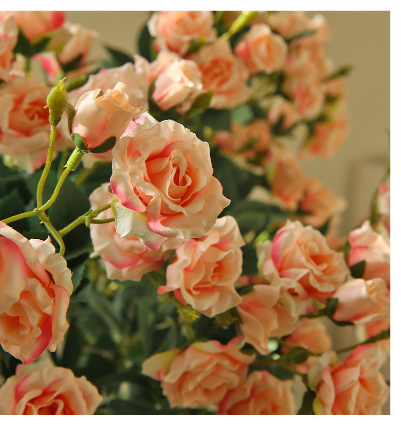 Artificial Rose Flower Arrangement Bouquet Bubble Rose