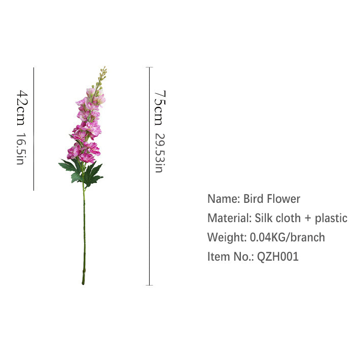bird flower 12pcs - 29.53in