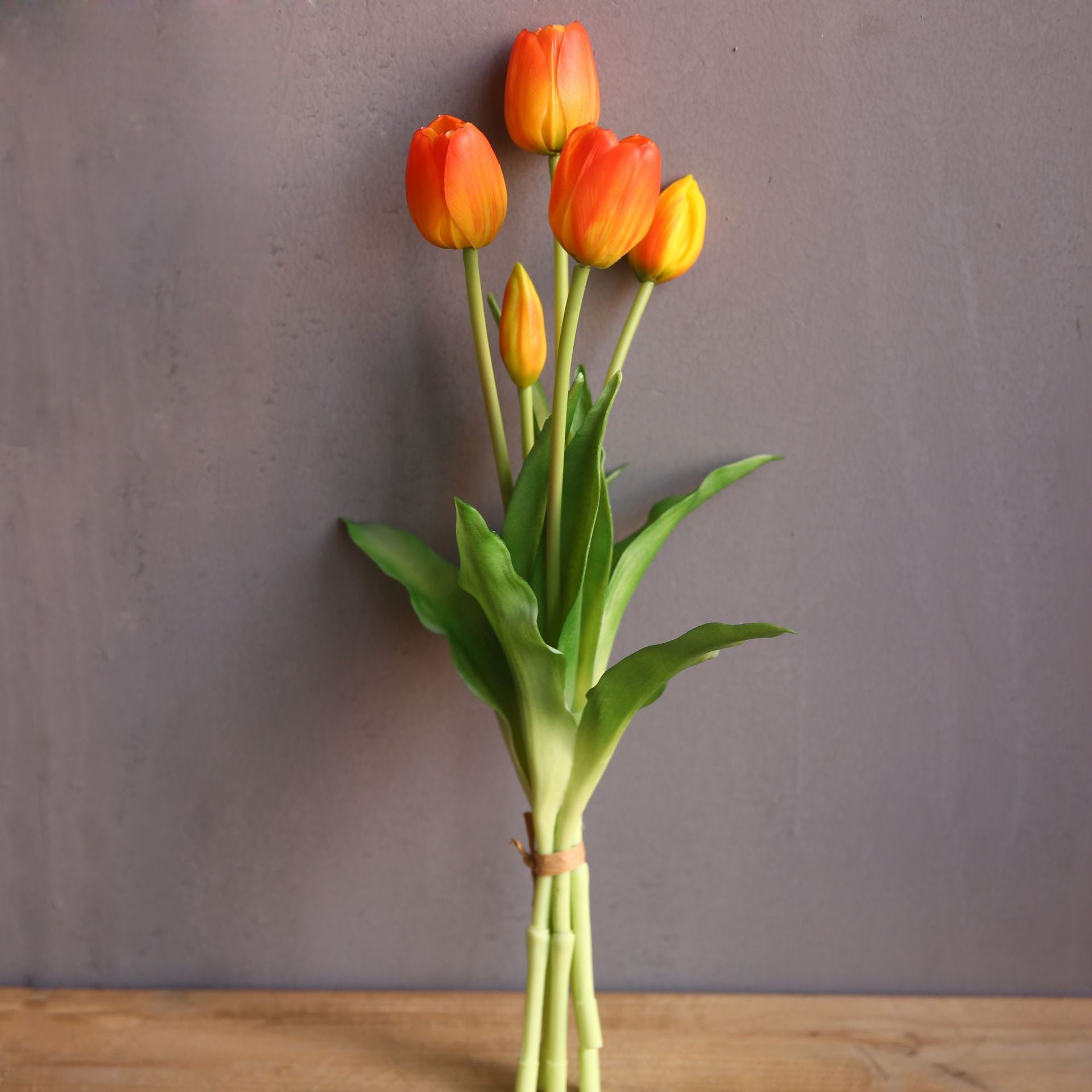 Moisturizing Five-Headed Tulip Bouquet Artificial Flower Decoration Home Decor