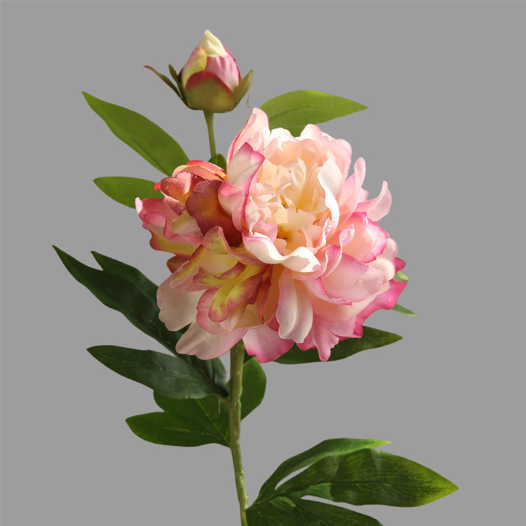 Artificial Flower Two-Headed Peony