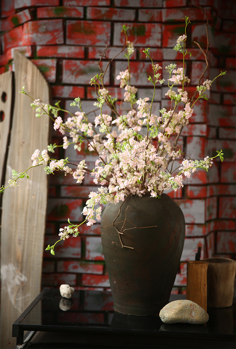 Fake Flower Snow Willow American Country Style Plastic Artificial Flower Arrangement