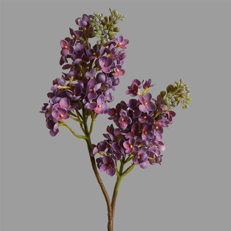 Artificial Flower Realistic Touch Moisturizing Lilac New Style Pastoral Fake Flower
