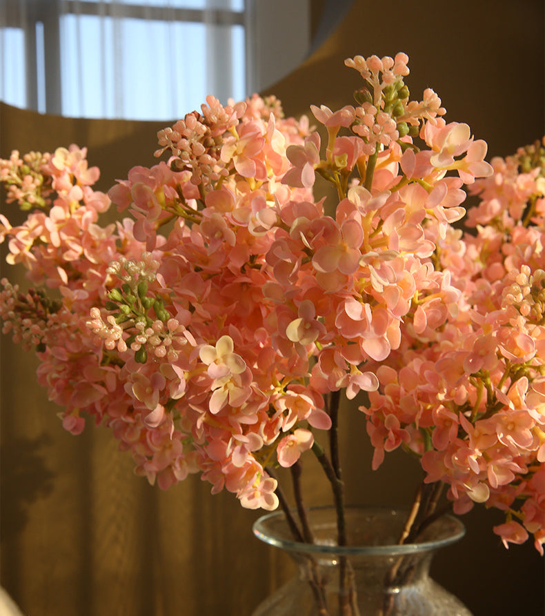 Artificial Flower Realistic Touch Moisturizing Lilac New Style Pastoral Fake Flower