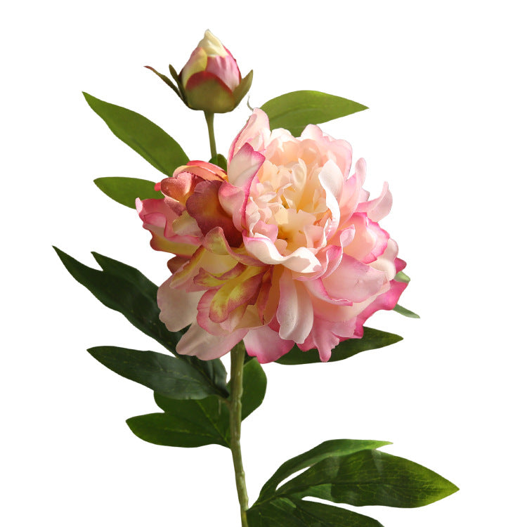 Artificial Flower Two-Headed Peony